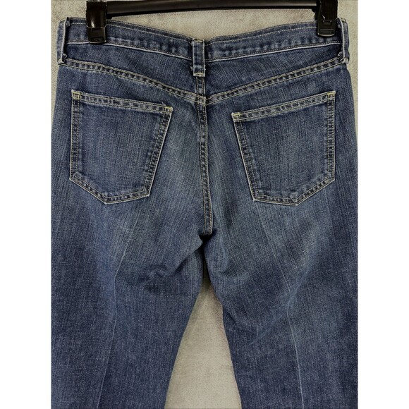 Gap Women's 10 Low Rise Boot Cut Ankle Blue Jeans Classic Flare Western Y2K 90s - Picture 3 of 12